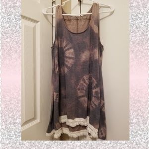 Boutique boho tunic tank